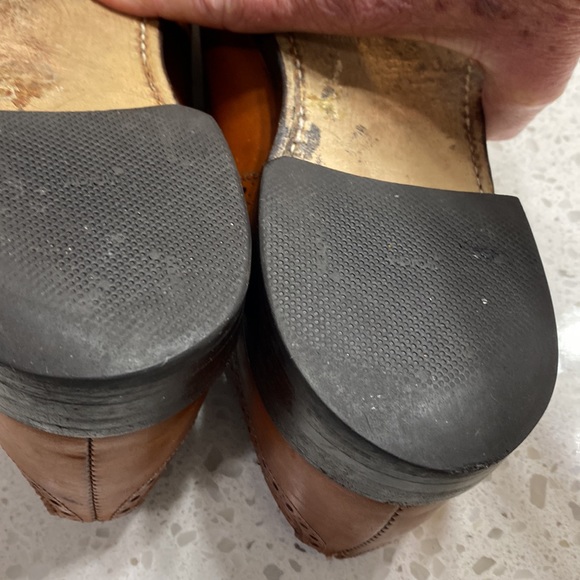 Allen Edmonds Lexington no wing tip oxfords Size 10A cap toe Walnut color Classy - Picture 10 of 10